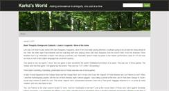 Desktop Screenshot of karkaworld.com