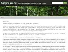 Tablet Screenshot of karkaworld.com